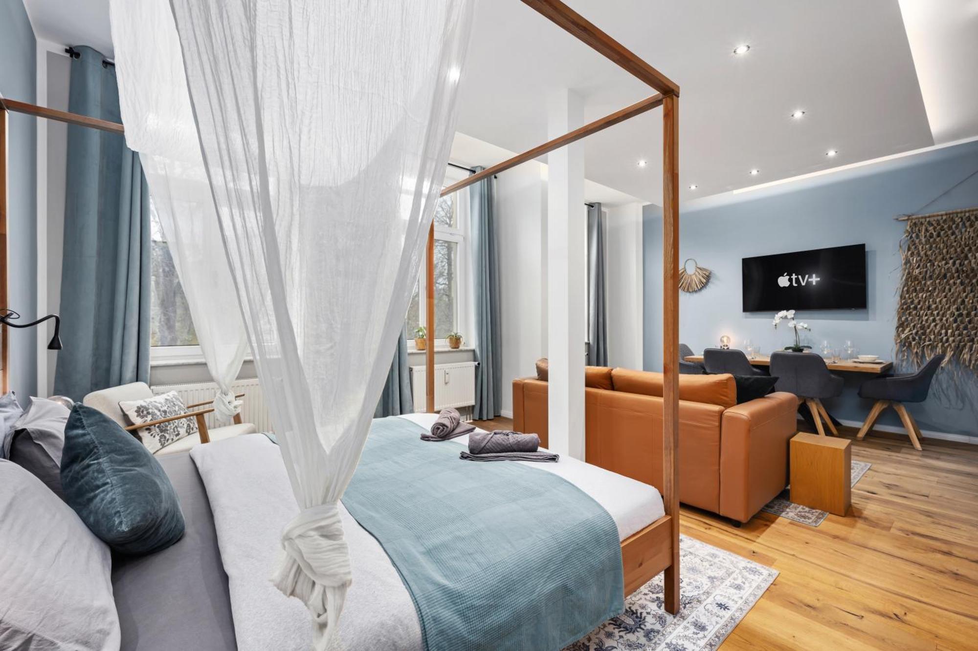 Edler Wohnraum Luxurioeses Stadtstudio Mit Balkon, Kaffeevollautomat & Klima Цвікау Екстер'єр фото